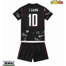 Canada Jonathan David #10 Replica Away Minikit World Cup 2026 Short Sleeve (+ pants)